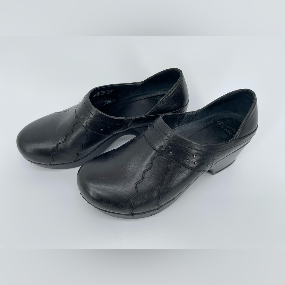 Dansko Hailey Black Clogs